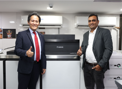 Canon launches ImagePress V1350, Mumbai’s Prince Graphics becomes the first to install it